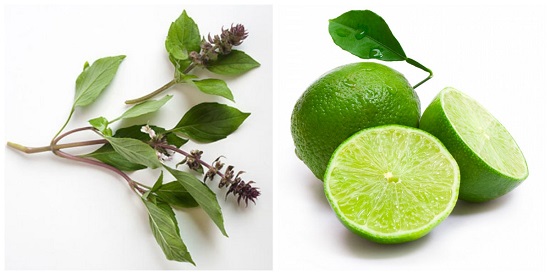Rau húng quế + chanh Bí quyết trị nám da cho chị em phụ nữ